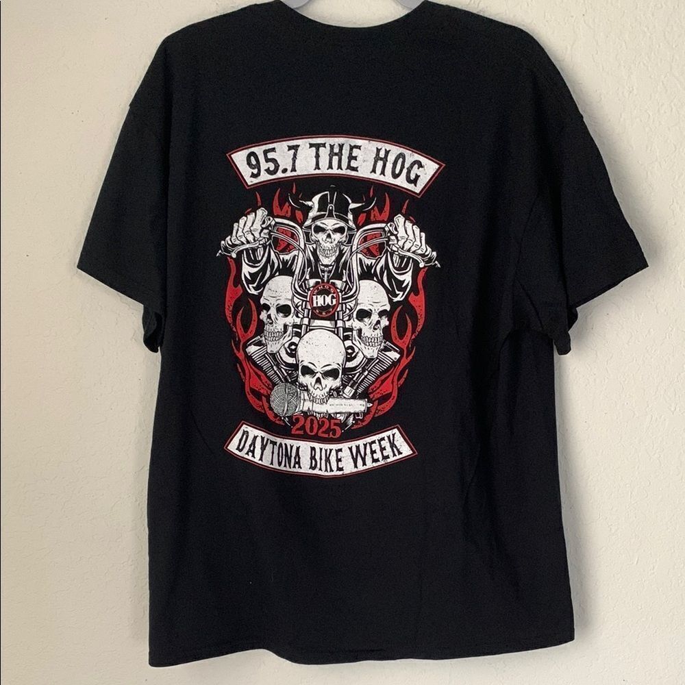 Gildan Daytona Beach WHOG HOG 95.1 Short Sleeve T-Shirt Men’s Size XL